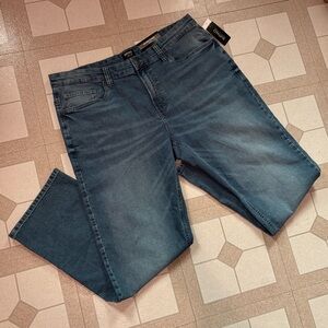 NEW BUFFALO 38 X 32 Men's Blue Jeans Relaxed Straight Cut